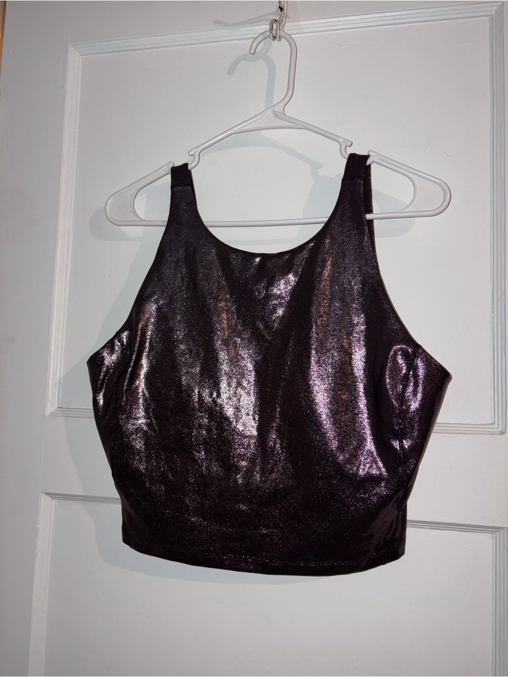 Lululemon size 14 Shimmery cropped Tank Top